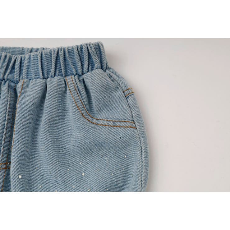 【2点セット】ノースリーブレースペプラムトップス＋デニムパンツ | URBAN CHERRY | 詳細画像29 