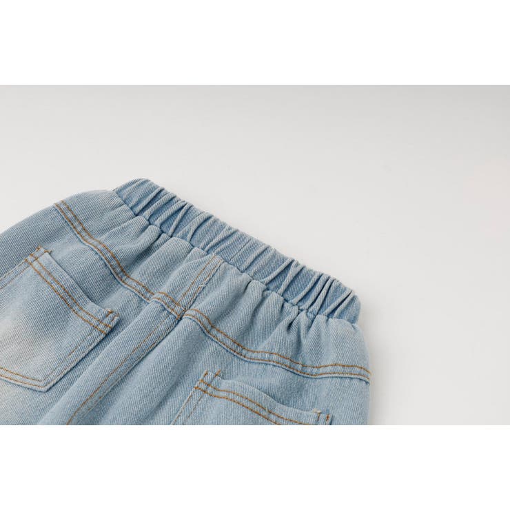 【2点セット】ノースリーブレースペプラムトップス＋デニムパンツ | URBAN CHERRY | 詳細画像30 