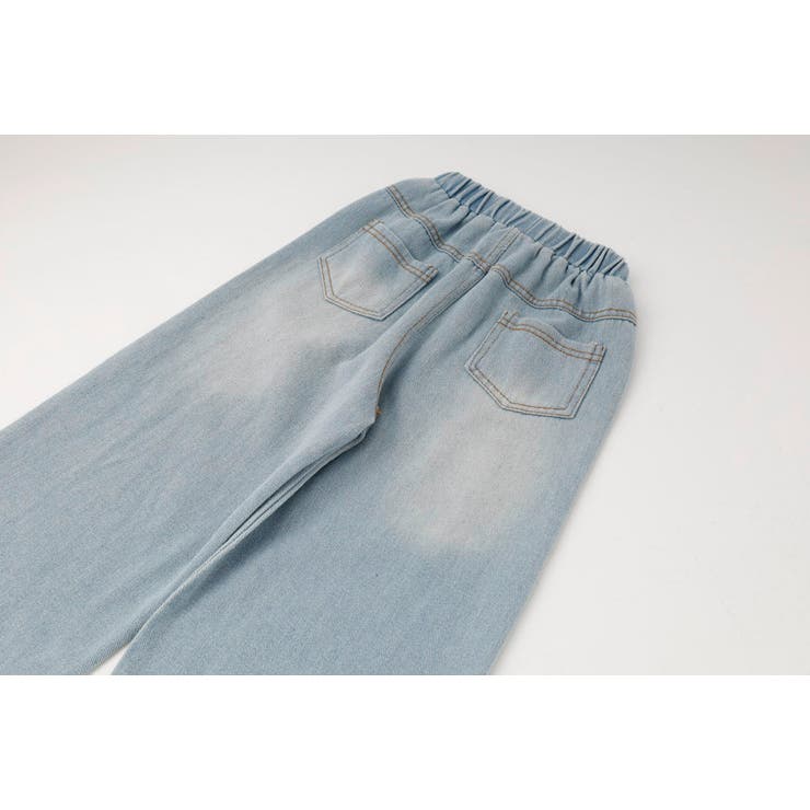 【2点セット】ノースリーブレースペプラムトップス＋デニムパンツ | URBAN CHERRY | 詳細画像31 