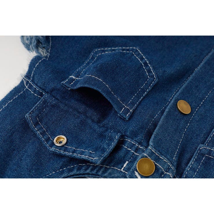 【2点セット】デニムベスト＋フロントリボンティアードワンピース | URBAN CHERRY | 詳細画像21 