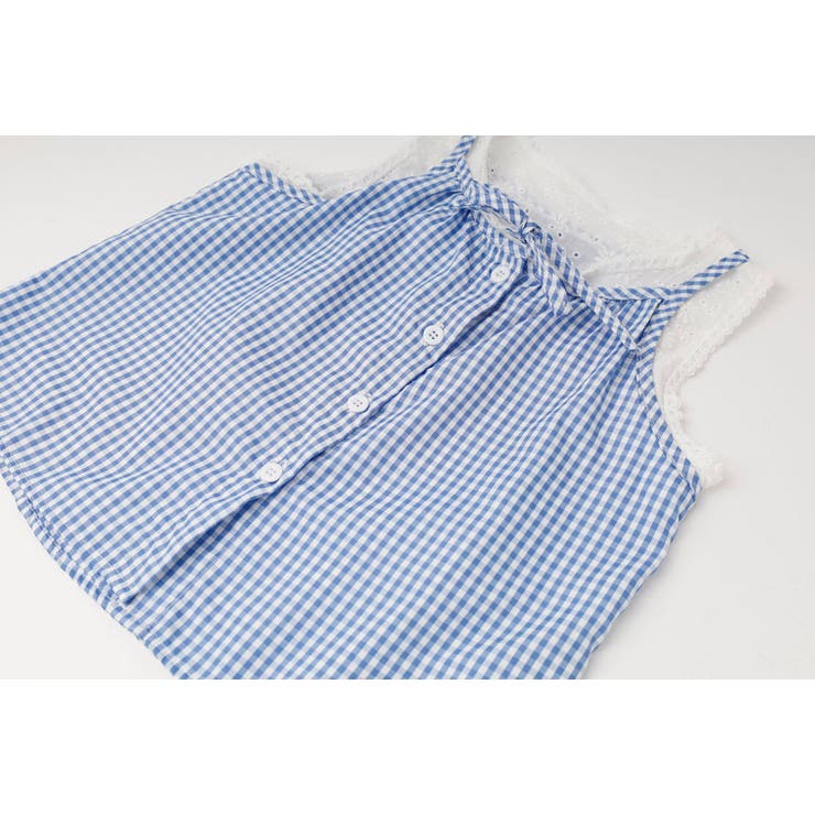 【2点セット】ギンガムチェックキャミトップス＋レースパンツ | URBAN CHERRY | 詳細画像16 