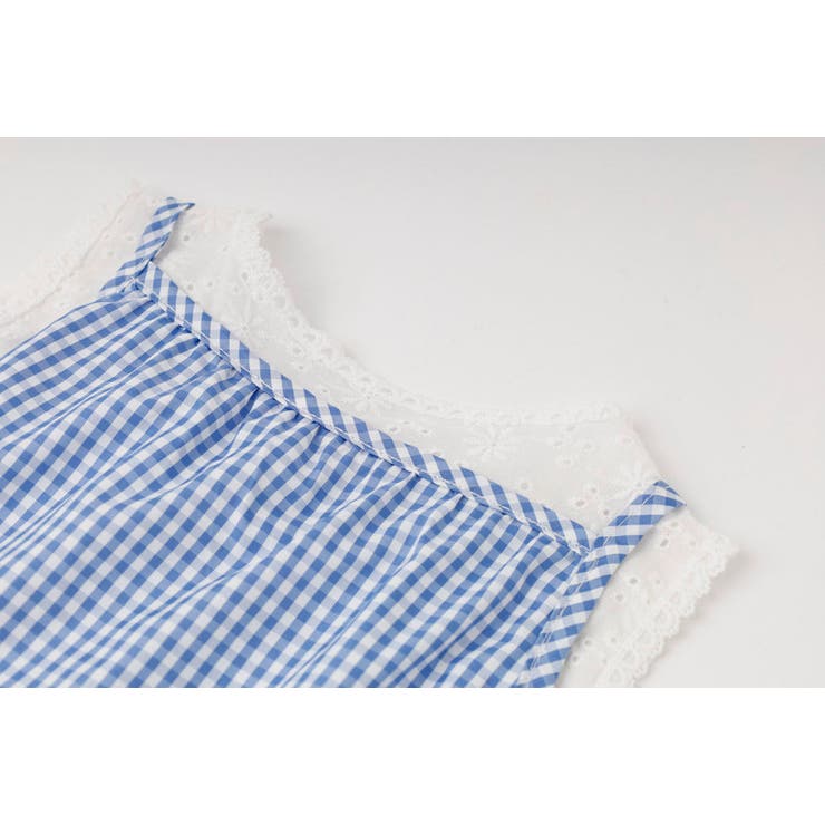 【2点セット】ギンガムチェックキャミトップス＋レースパンツ | URBAN CHERRY | 詳細画像20 