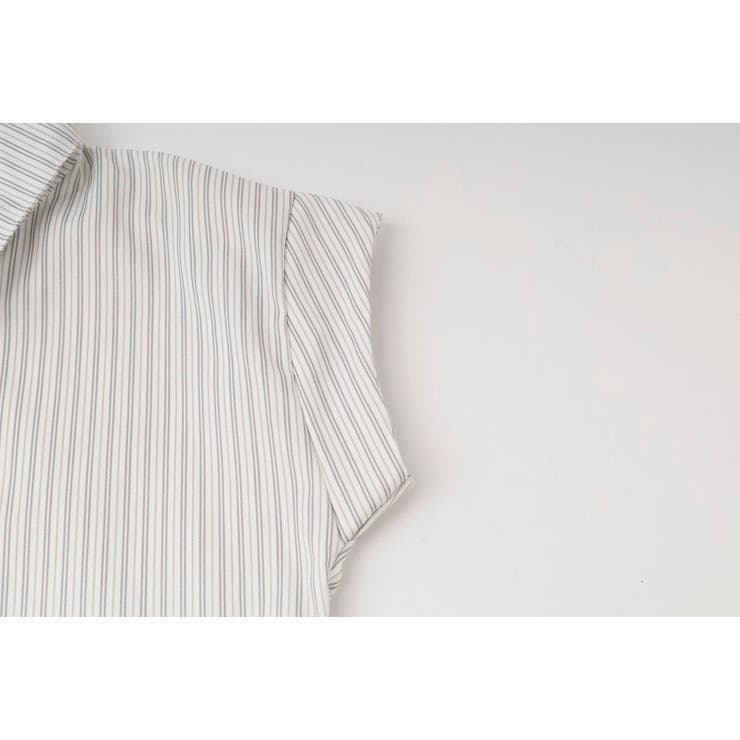 【3点セット】タイ付きストライプフレンチスリーブシャツ＋プリーツスカート | URBAN CHERRY | 詳細画像21 