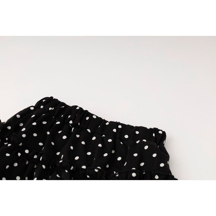 【2点セット】配色メロウリブトップス＋ドットティアードスカート | URBAN CHERRY | 詳細画像24 