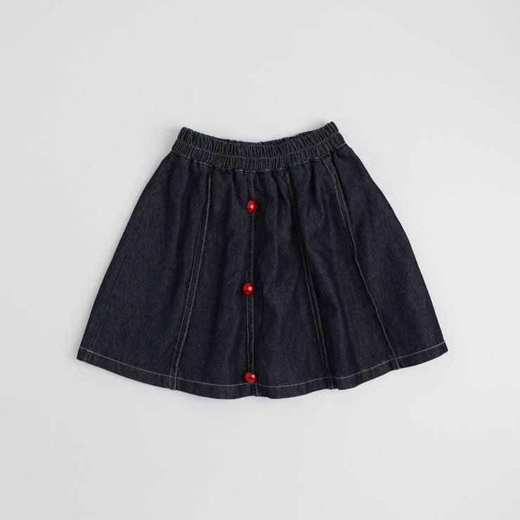【3点セット】ノースリーブトップス＋フラワーキャミ＋デニムスカート | URBAN CHERRY | 詳細画像10 