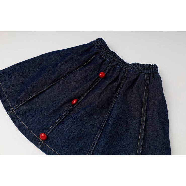 【3点セット】ノースリーブトップス＋フラワーキャミ＋デニムスカート | URBAN CHERRY | 詳細画像33 