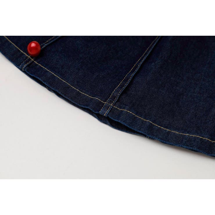 【3点セット】ノースリーブトップス＋フラワーキャミ＋デニムスカート | URBAN CHERRY | 詳細画像34 