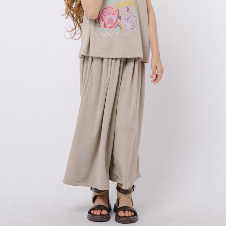 【2点セット】ペイントライクプリントノースリーブトップス＋リラックスパンツ | URBAN CHERRY | 詳細画像18 