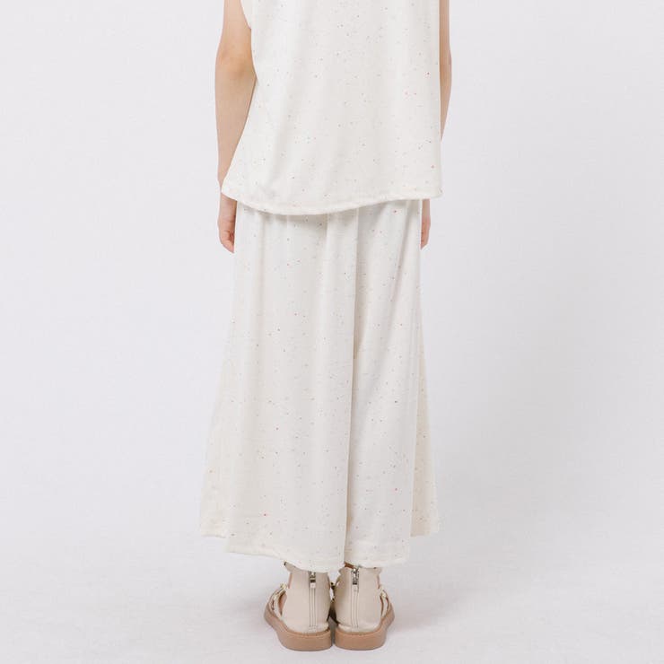 【2点セット】ペイントライクプリントノースリーブトップス＋リラックスパンツ | URBAN CHERRY | 詳細画像20 