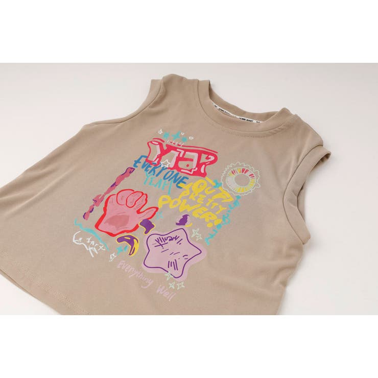 【2点セット】ペイントライクプリントノースリーブトップス＋リラックスパンツ | URBAN CHERRY | 詳細画像24 