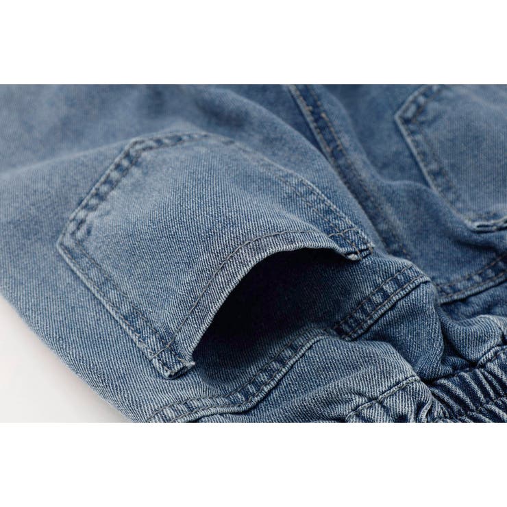 【2点セット】フロッキーロゴデザインデニムビスチェ＋ストレートパンツ | URBAN CHERRY | 詳細画像35 