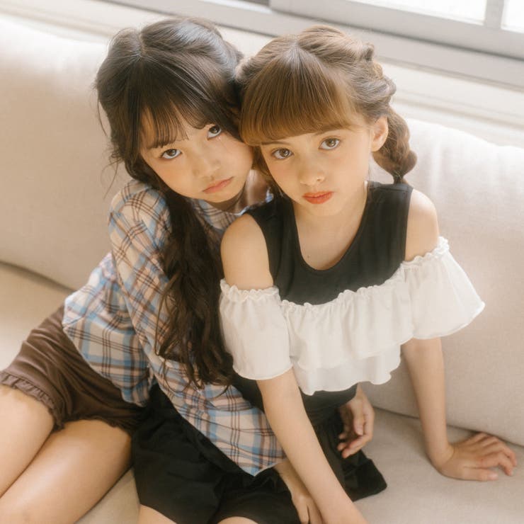 【セパレート2点セット】オープンショルダードッキングフリルトップス＋フリルフレア… | URBAN CHERRY | 詳細画像41 