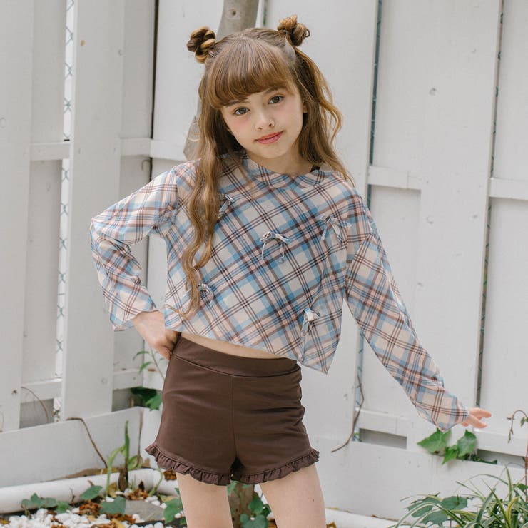 【セパレート3点セット】チェックシアートップス＋ギャザーキャミトップス＋フリルパ… | URBAN CHERRY | 詳細画像66 