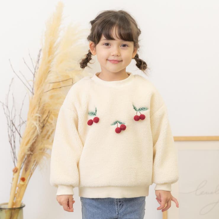 【オーダー】ぬい服　BON BON青黄チェック　ツアーT パンツ　大橋さん ポンポンチェリー付きニットプルオーバー[品番：VINK0000629