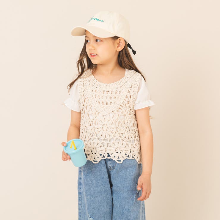 BOTT クロシェ　トップス BOTT クロシェ トップス BoTT Cotton Crochet S/S Shirt クロシェシャツ