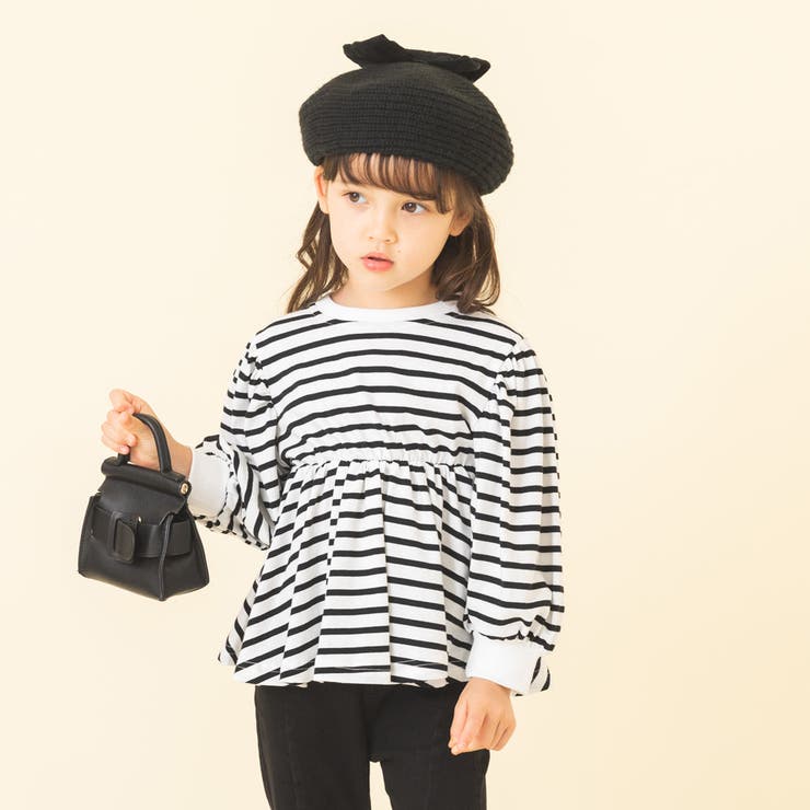 ペプラムボーダートップス | URBAN CHERRY | 詳細画像10 