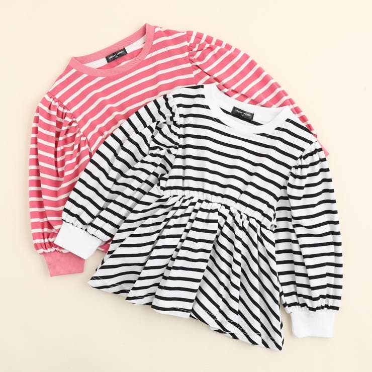 ペプラムボーダートップス | URBAN CHERRY | 詳細画像2 