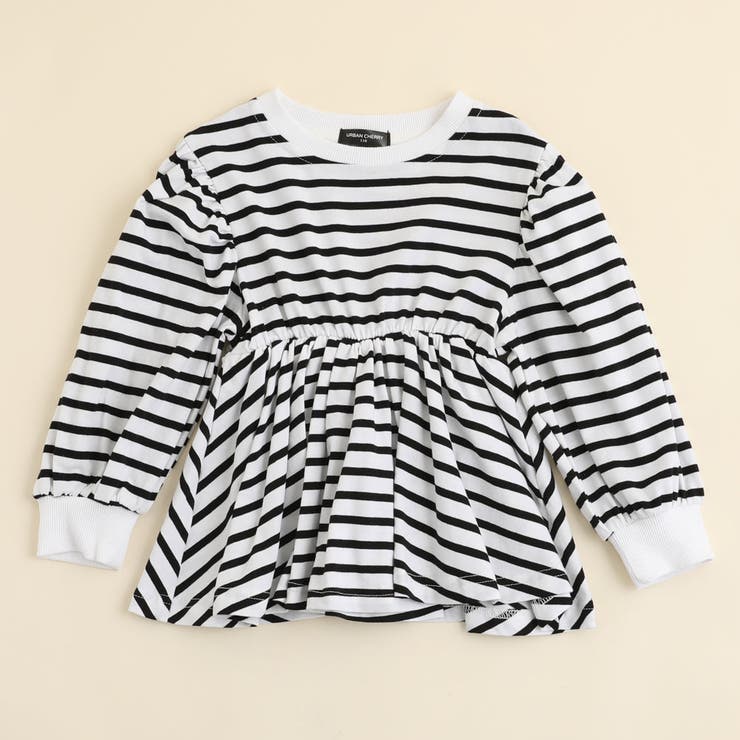 ペプラムボーダートップス | URBAN CHERRY | 詳細画像4 