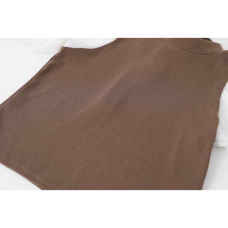 【伸縮性・保温性バツグン】シフォンドッキングバックリボンリブトップス | URBAN CHERRY | 詳細画像17 