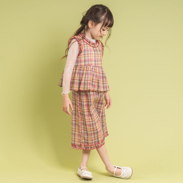 関税込★BADDIARY★シースルー パンチング レース セットアップ レースデザインシースルートップス[品番：VINK0001858]｜URBAN