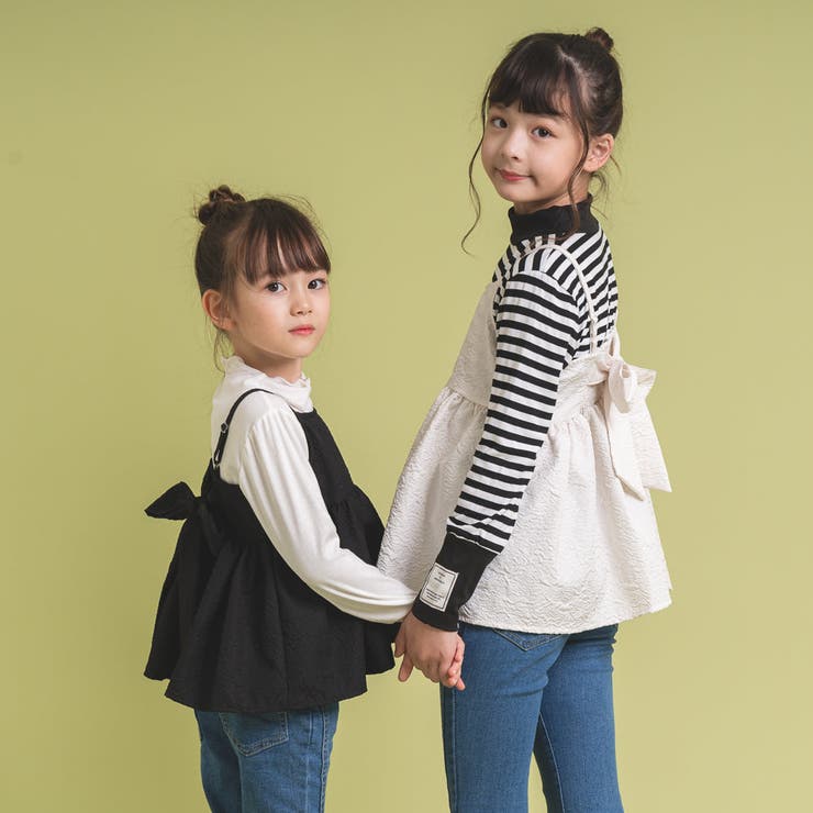 ジャガードバックリボンキャミチュニック[品番：VINK0002018