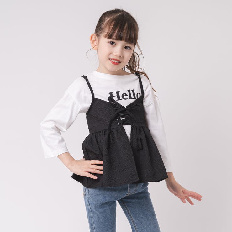 【極美品】POPPY あさぎーにょ ジャガードフレア　キャミチュニック jacquard flare cami tunic (blue flower)