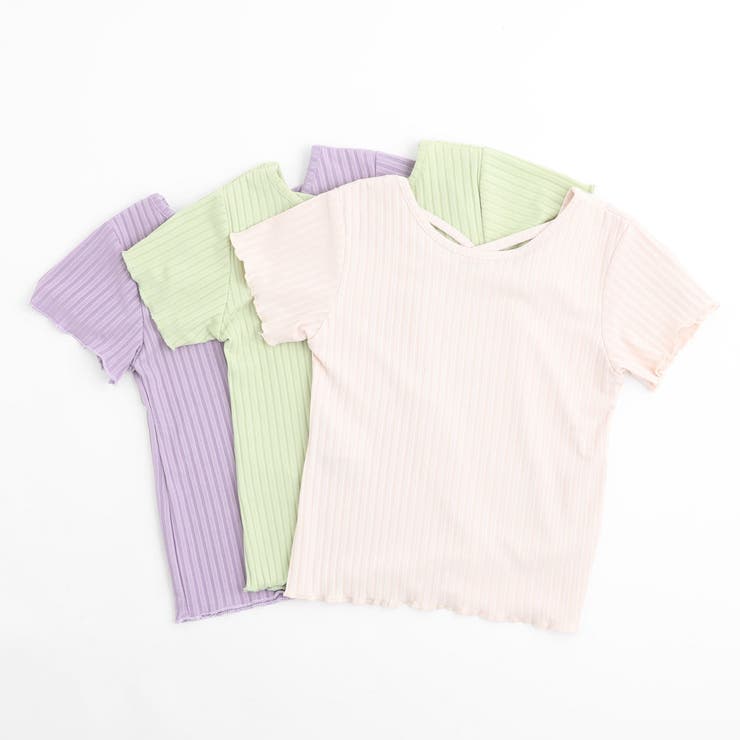 バッククロスリブTシャツ | URBAN CHERRY | 詳細画像2 