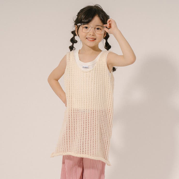 メッシュノースリーブトップス[品番：VINK0002619]｜URBAN CHERRY