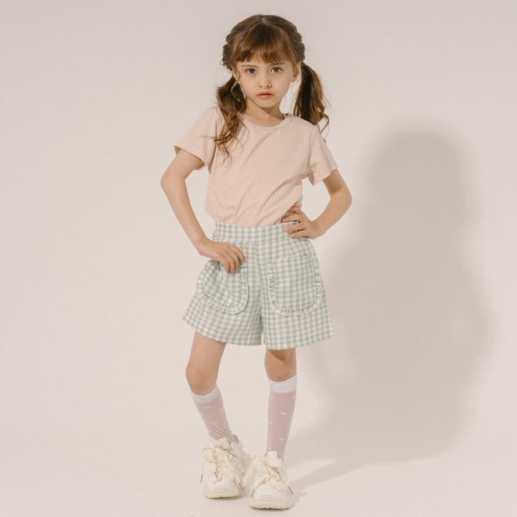 バックオープンリボンデザインリブトップス[品番：VINK0002726