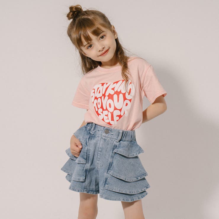 クロップドハートロゴプリントTシャツ | URBAN CHERRY | 詳細画像4 