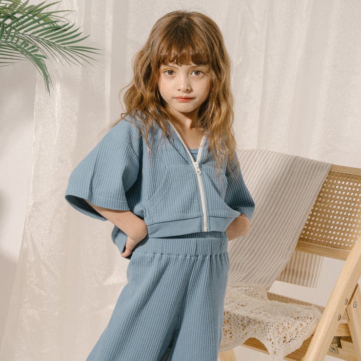 【さらっと触感】ワッフルクロップドフードパーカー | URBAN CHERRY | 詳細画像12 