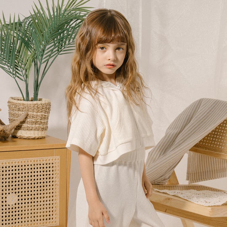 【さらっと触感】ワッフルクロップドフードパーカー | URBAN CHERRY | 詳細画像16 