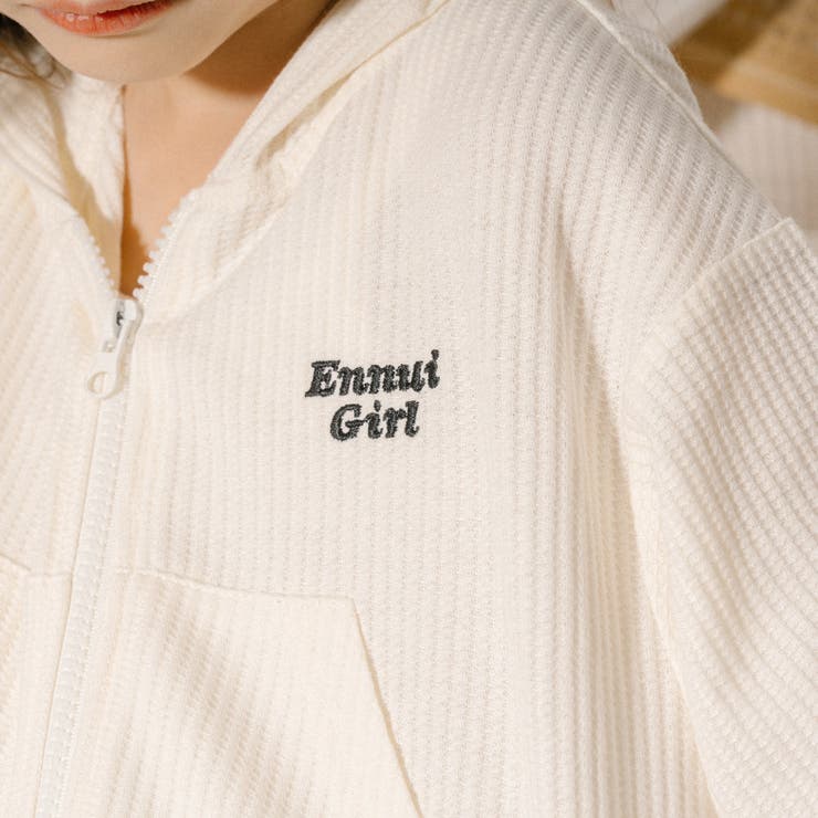 【さらっと触感】ワッフルクロップドフードパーカー | URBAN CHERRY | 詳細画像25 