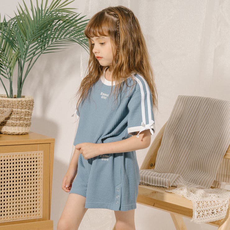 【さらっと触感】ワッフルリボンラインクロップドTシャツ | URBAN CHERRY | 詳細画像4 