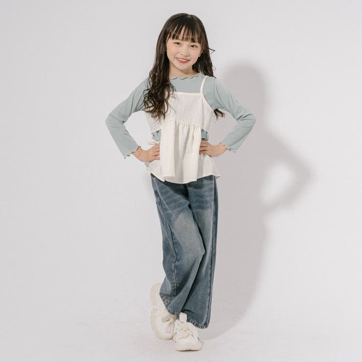 【ふくれジャガード】サイドカットリボンペプラムキャミチュニック | URBAN CHERRY | 詳細画像12 