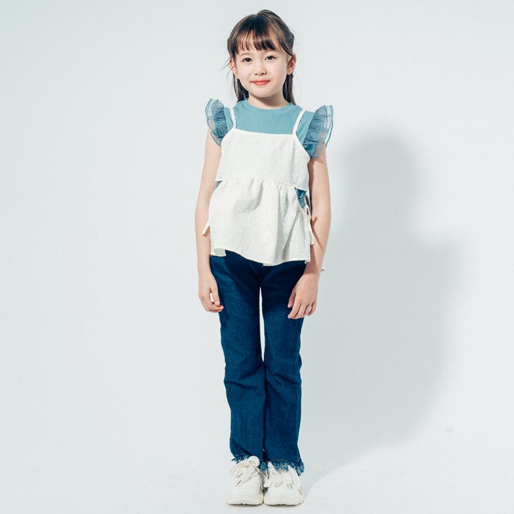 【ふくれジャガード】サイドカットリボンペプラムキャミチュニック | URBAN CHERRY | 詳細画像19 