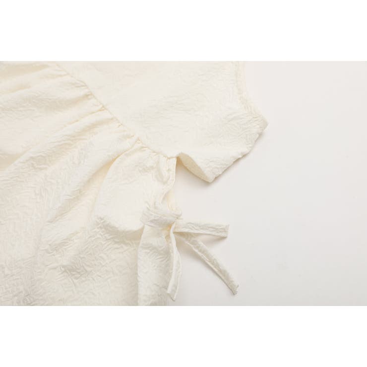 【ふくれジャガード】サイドカットリボンペプラムキャミチュニック | URBAN CHERRY | 詳細画像26 