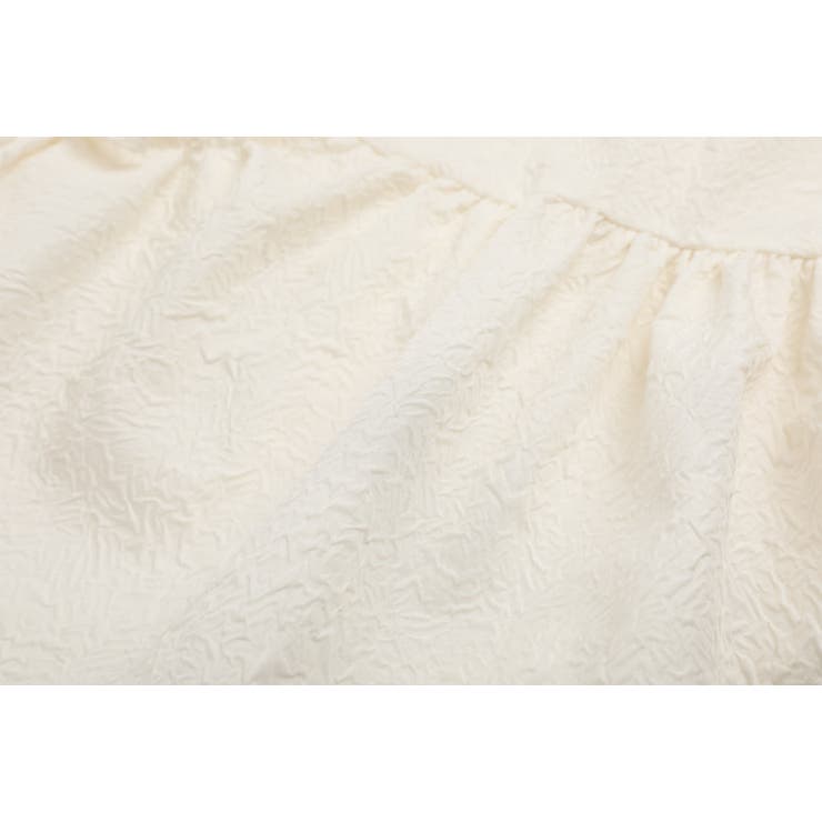 【ふくれジャガード】サイドカットリボンペプラムキャミチュニック | URBAN CHERRY | 詳細画像27 