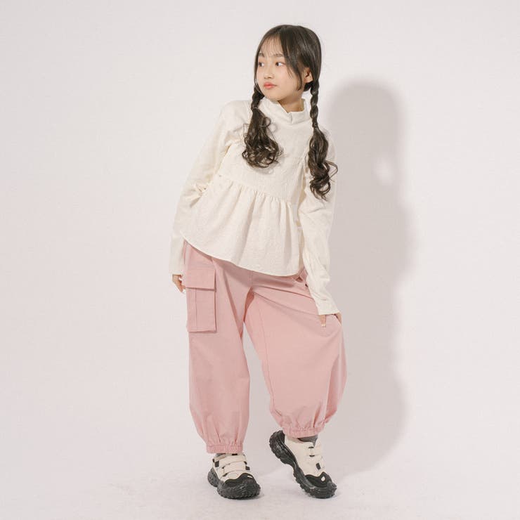 【ふくれジャガード】サイドカットリボンペプラムキャミチュニック | URBAN CHERRY | 詳細画像28 