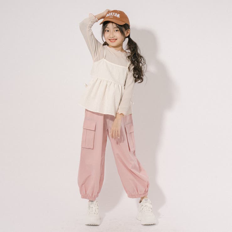 【ふくれジャガード】サイドカットリボンペプラムキャミチュニック | URBAN CHERRY | 詳細画像34 