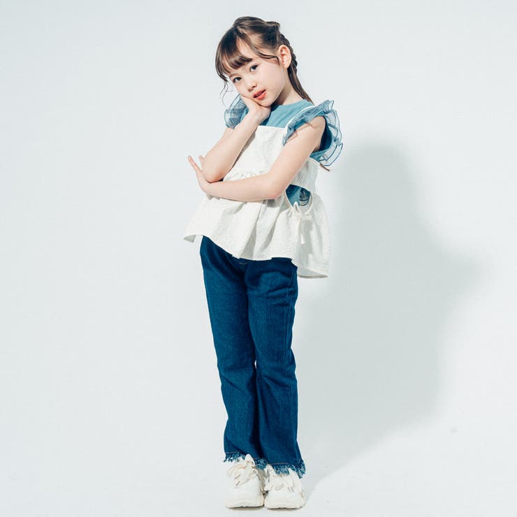 【ふくれジャガード】サイドカットリボンペプラムキャミチュニック | URBAN CHERRY | 詳細画像41 