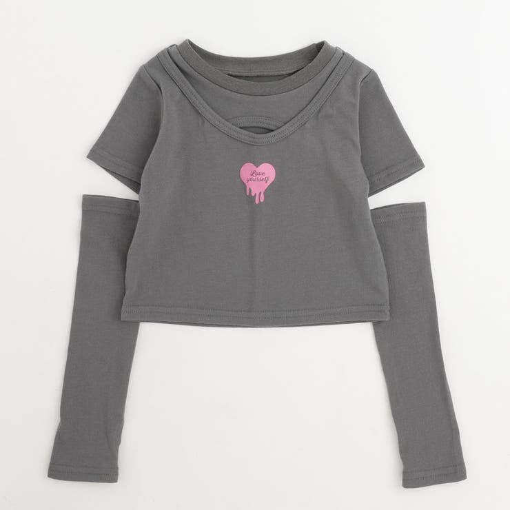 【2点セット】カットデザインロゴTシャツ+アームカバー | URBAN CHERRY | 詳細画像10 