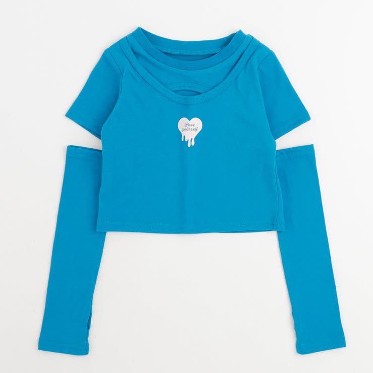 【2点セット】カットデザインロゴTシャツ+アームカバー | URBAN CHERRY | 詳細画像9 