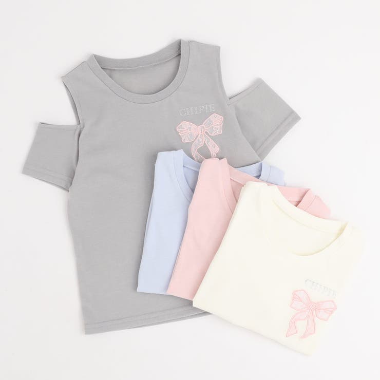 【CHIPIE/シピ】カットショルダーリボントップス | URBAN CHERRY | 詳細画像3 