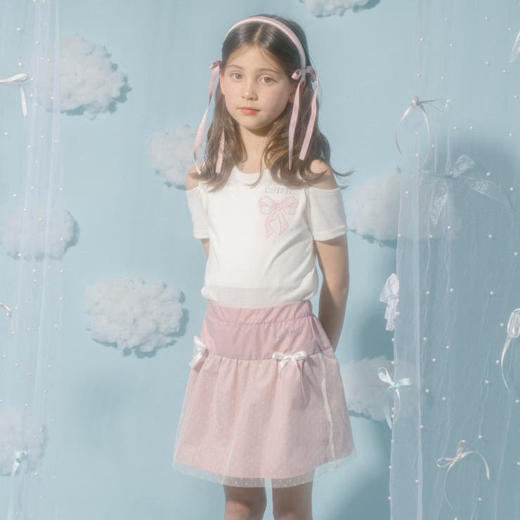 【CHIPIE/シピ】カットショルダーリボントップス | URBAN CHERRY | 詳細画像4 