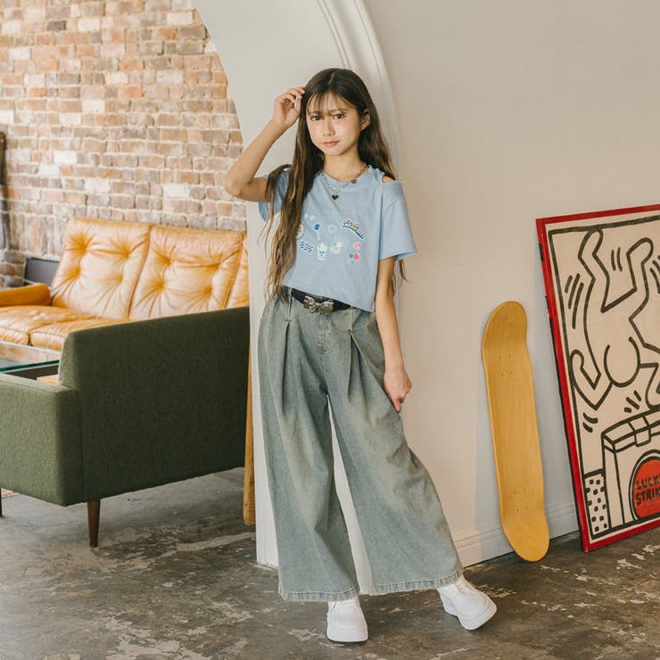 ポッププリントカットデザインネックTシャツ | URBAN CHERRY | 詳細画像18 