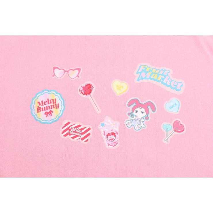 ポッププリントカットデザインネックTシャツ | URBAN CHERRY | 詳細画像27 