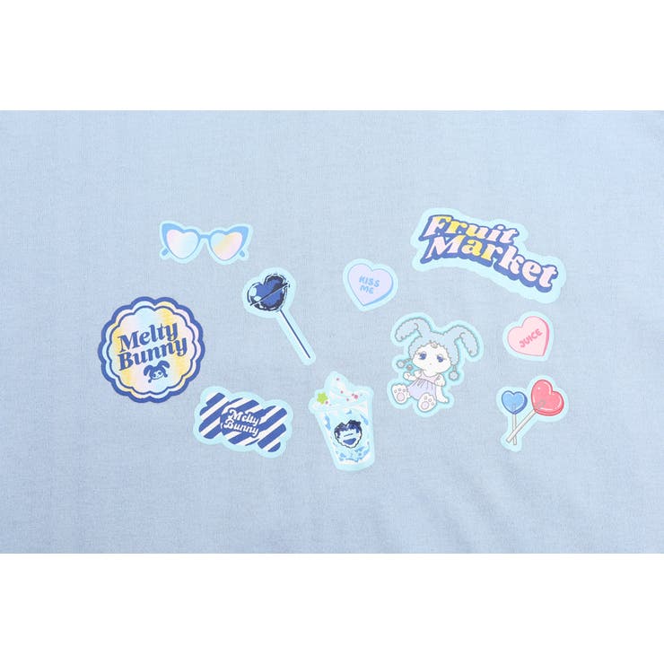 ポッププリントカットデザインネックTシャツ | URBAN CHERRY | 詳細画像29 