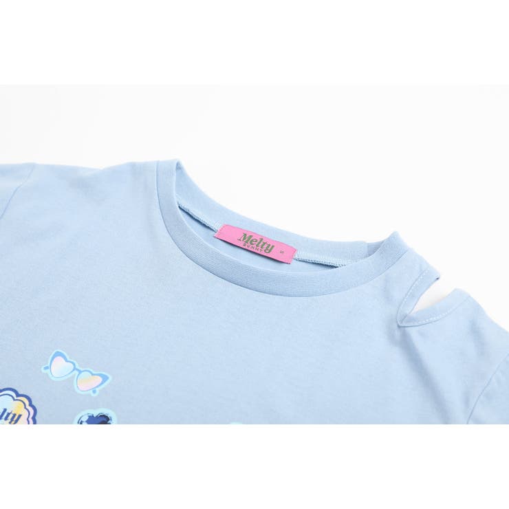 ポッププリントカットデザインネックTシャツ | URBAN CHERRY | 詳細画像30 