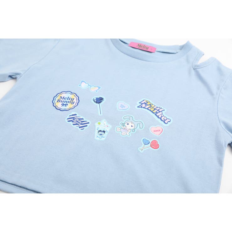 ポッププリントカットデザインネックTシャツ | URBAN CHERRY | 詳細画像32 